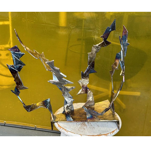 viking ship sculpture